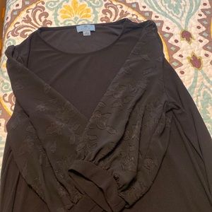 Black blouse by CeCe size XL